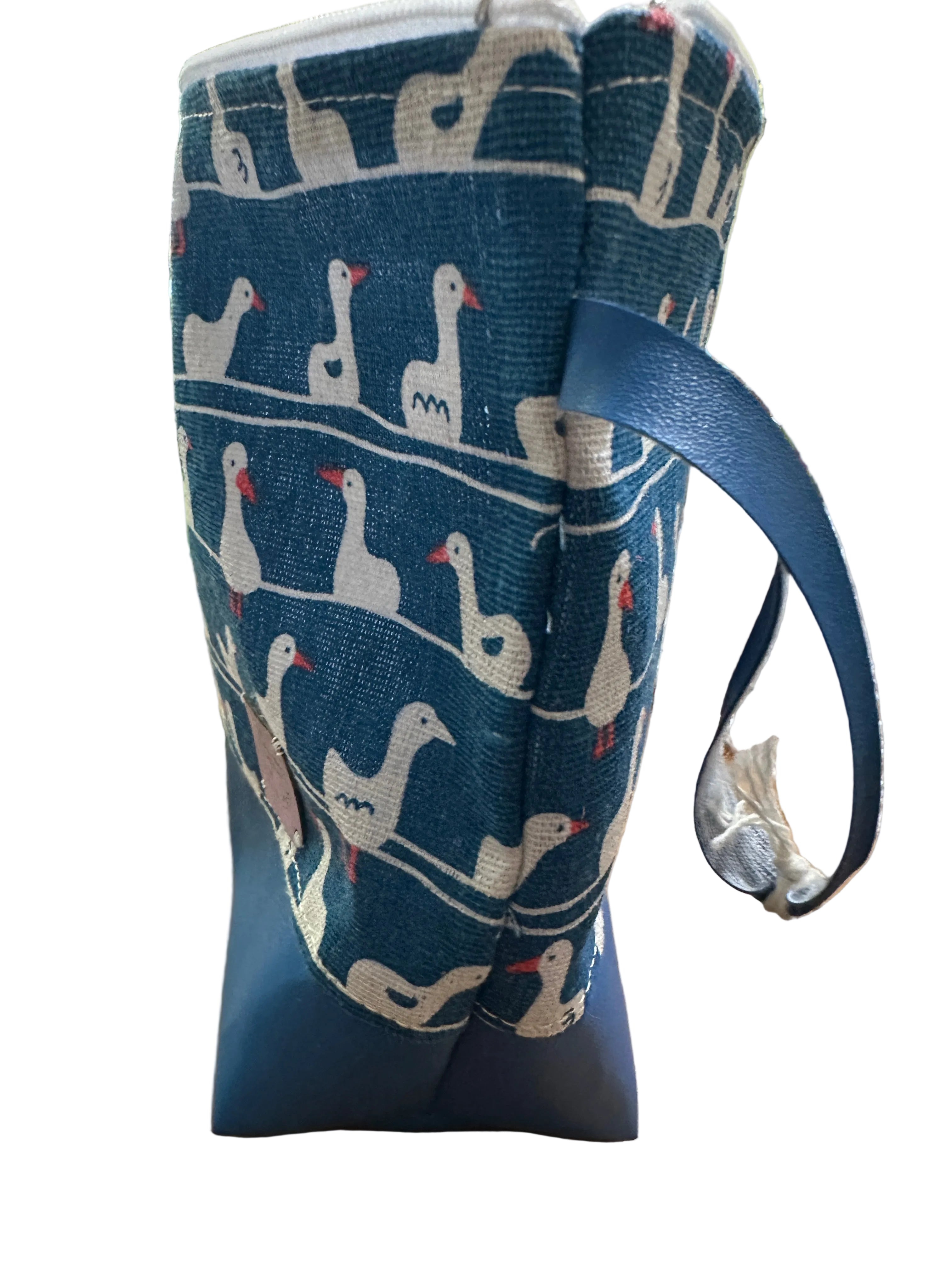 Pochette Oche – Borsa a Mano Cotone ed Ecopelle Artigianale Toscana