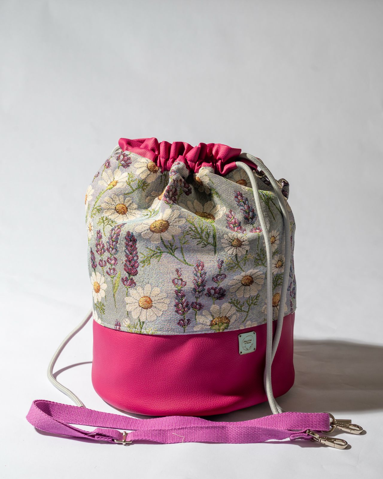 Sethra Lavanda – Borsa Secchiello Gobelin Artigianale Toscana