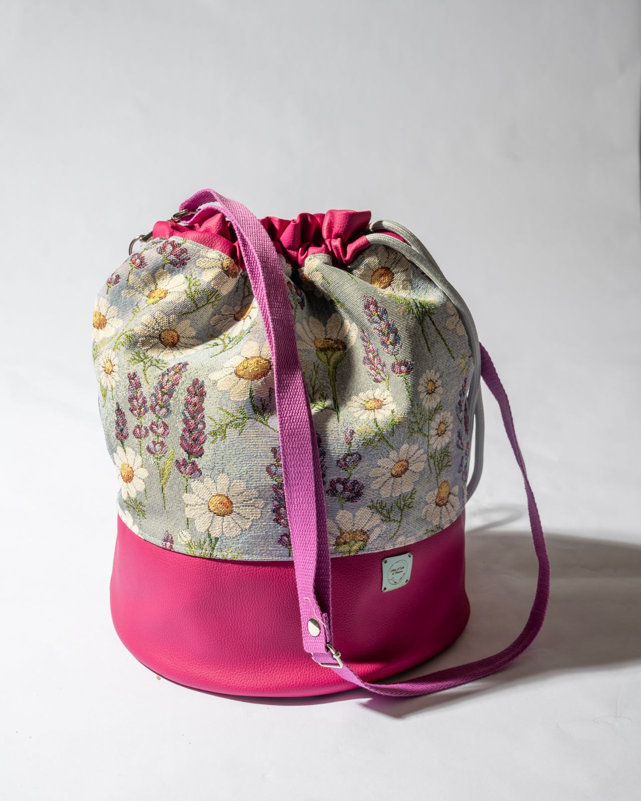 Sethra Lavanda – Borsa Secchiello Gobelin Artigianale Toscana